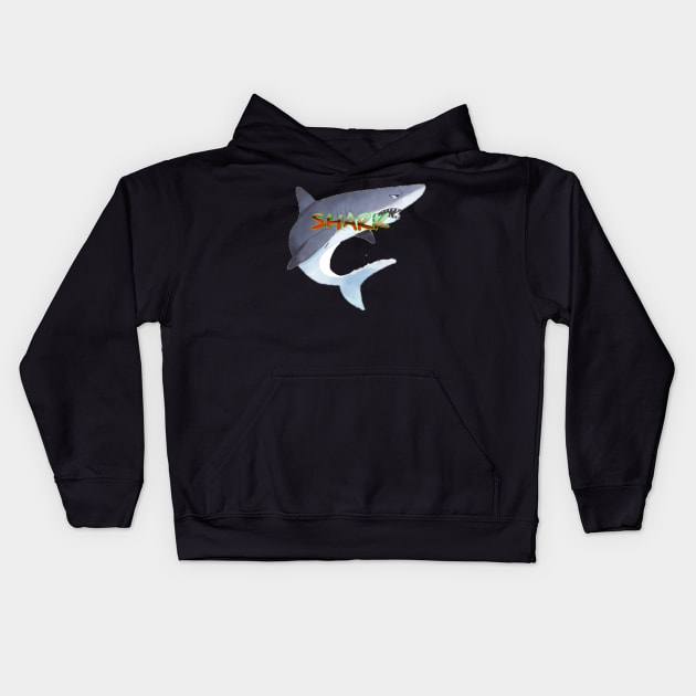 Shark Kids Hoodie by Sofyane nadif